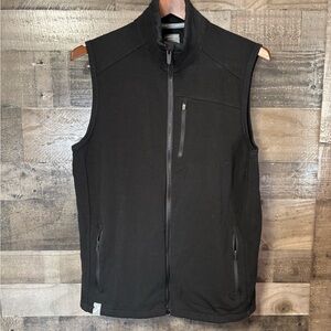 Icebreaker Merino Wool Men's Large Black Zip Vest